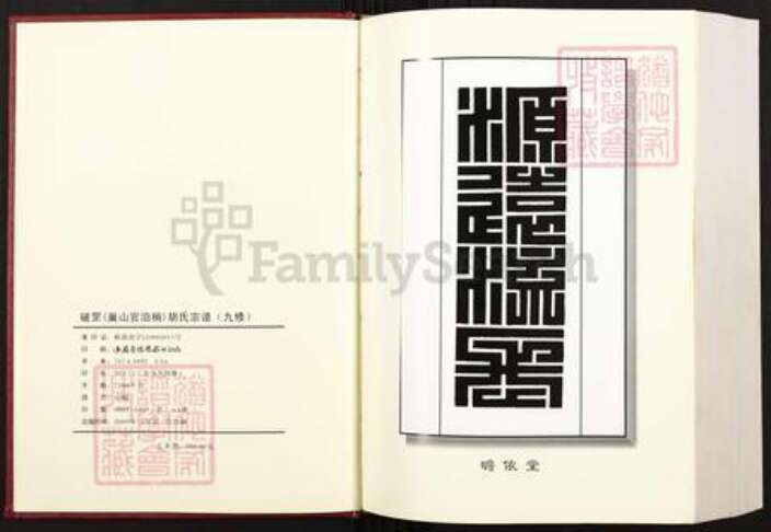 安徽省铜陵市枞阳县欧山镇胡氏瞻依堂族谱-破罡(巢山官柏梢)胡氏宗谱.pdf电子版预览图2