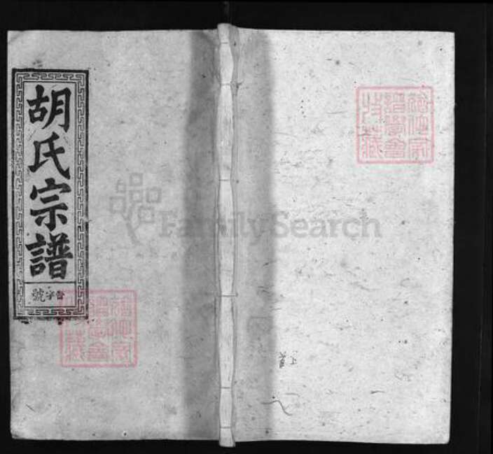 安徽省安庆市怀宁县胡氏族谱-胡氏宗谱 [32卷,首2卷].pdf电子版预览图1