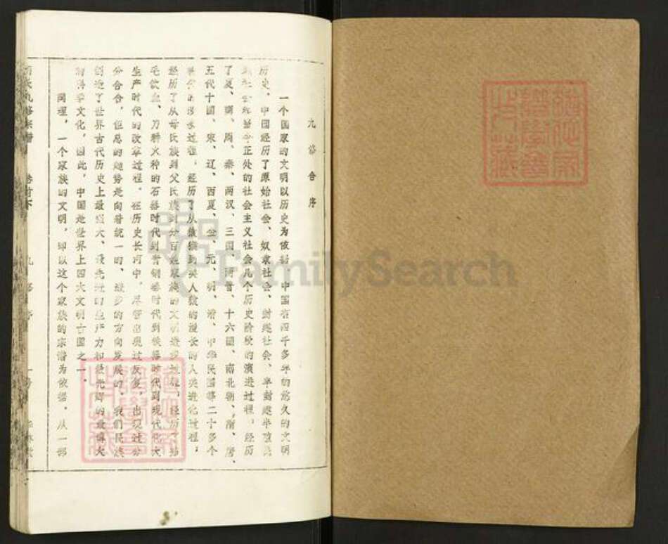 湖北省黄冈市蕲春县胡氏华林堂族谱-胡氏九修宗谱.pdf电子版预览图1