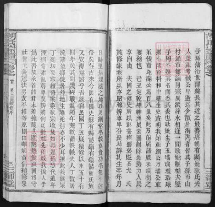 湖北省武汉市新洲区胡氏三却堂族谱-胡氏宗谱.pdf电子版预览图4