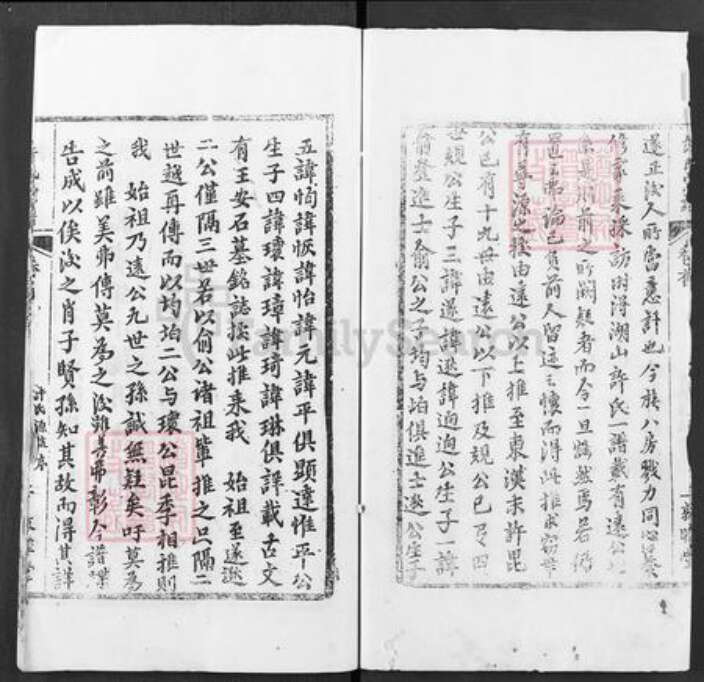 湖北省黄冈市许氏敦睦堂族谱-许氏宗谱.pdf电子版预览图2