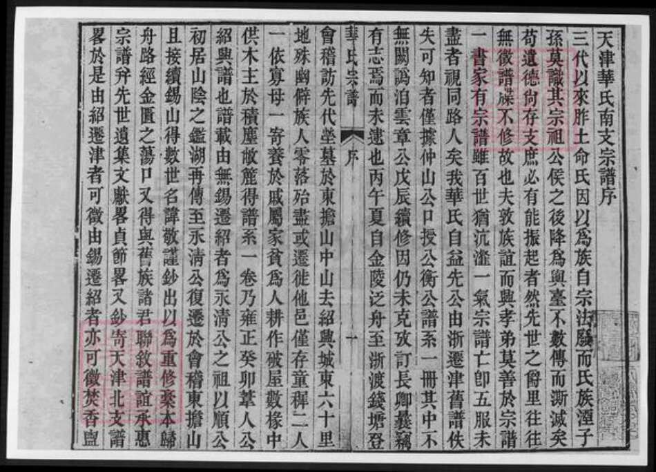 天津市华氏族谱-天津华氏南支宗谱.pdf电子版预览图3