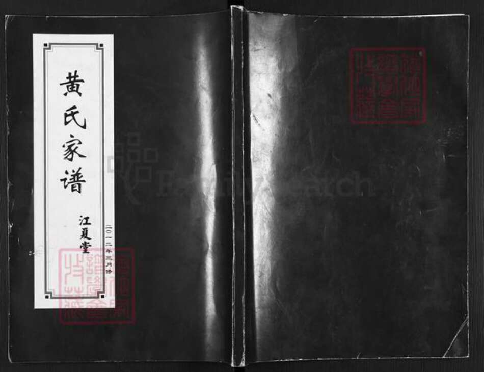 江苏省扬州市高邮市临泽镇黄氏江夏堂族谱-黄氏家谱.pdf电子版缩略图