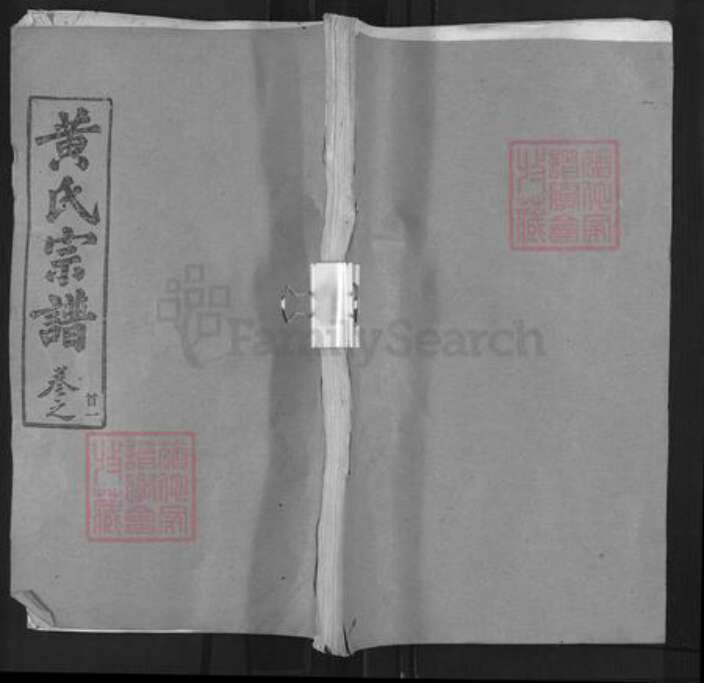 湖北省武汉市新洲区凤凰镇黄氏敦本堂族谱-黄氏宗谱.pdf电子版缩略图