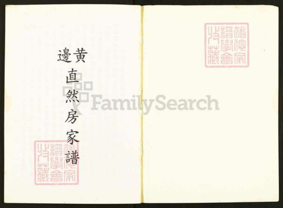 广东省江门市蓬江区杜阮镇广东省江门市新会区黄氏隆禋堂族谱-黄边直然房家谱.pdf电子版预览图1