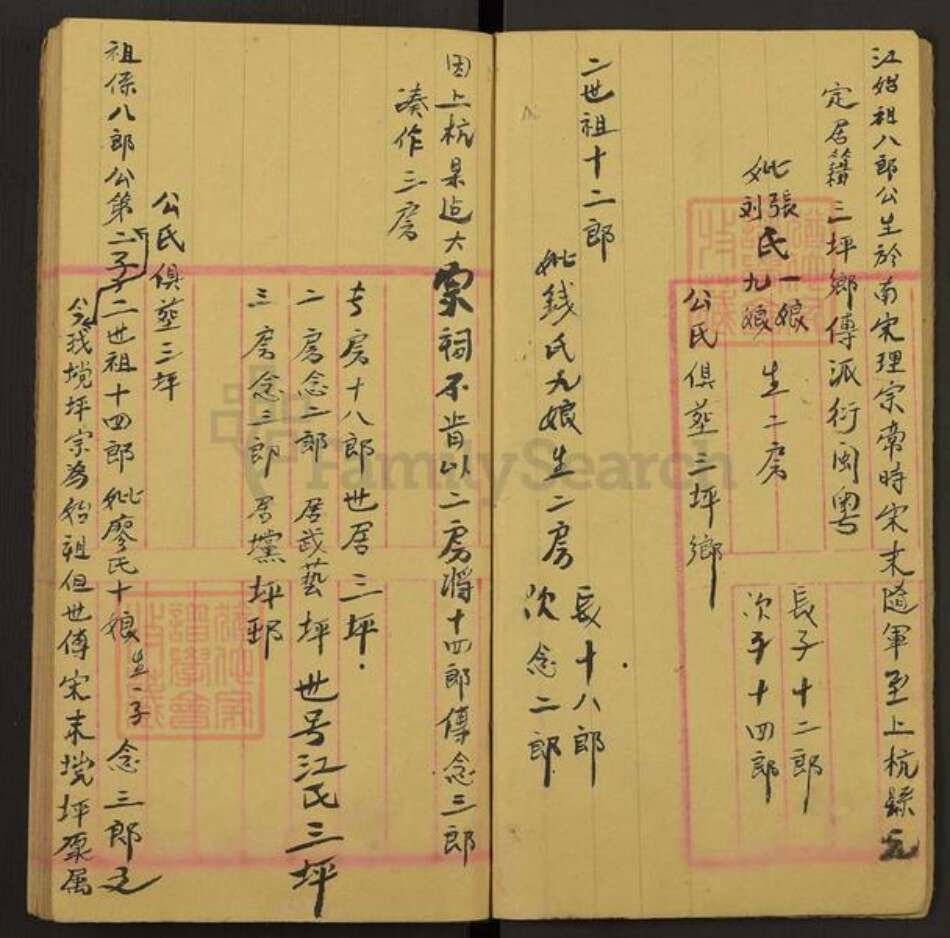 福建省龙岩市上杭县庐丰畬族乡江氏族谱-济阳族谱.pdf电子版预览图2