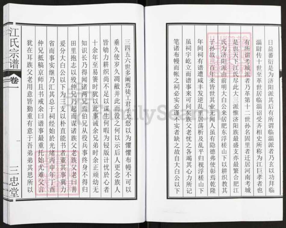 安徽省滁州市定远县连江镇江氏三忠堂族谱-江氏宗谱.pdf电子版预览图3