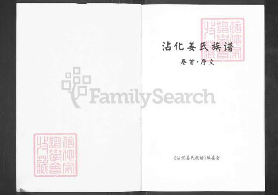 山东省滨州市沾化区黄升镇姜氏族谱-沾化姜氏族谱.pdf电子版预览图1