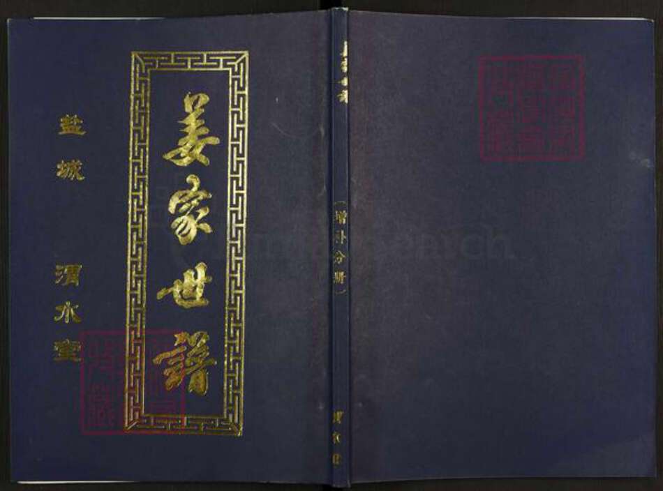 江苏省盐城市亭湖区姜氏渭水堂族谱-姜家世谱.盐城.pdf电子版缩略图