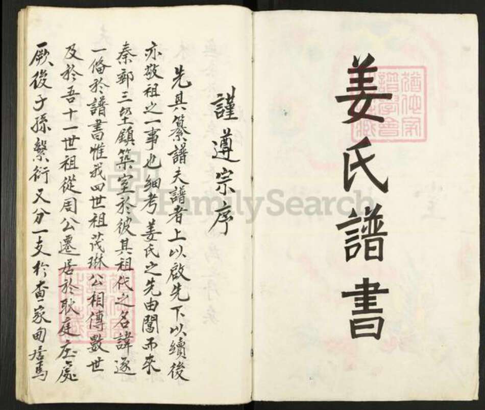 江苏省扬州市高邮市高邮街道姜氏族谱-姜氏谱书.pdf电子版预览图1