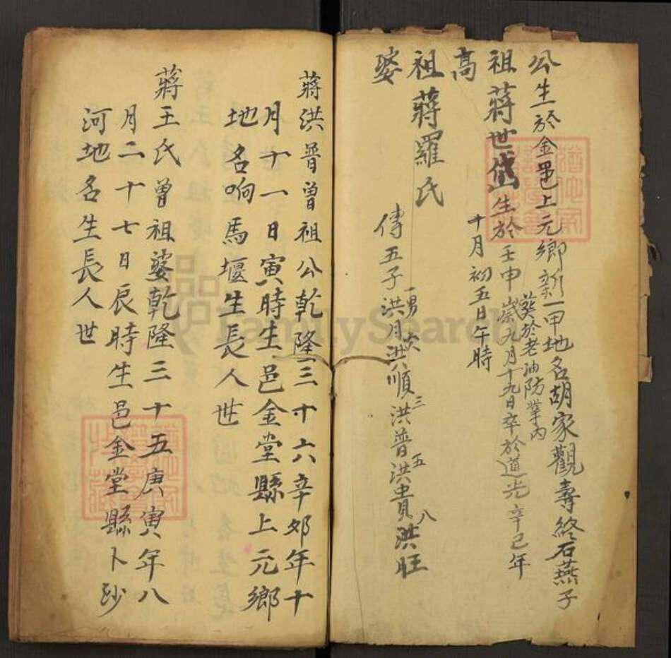 四川省成都市崇州市街子镇蒋氏族谱-蒋氏族谱.pdf电子版预览图1