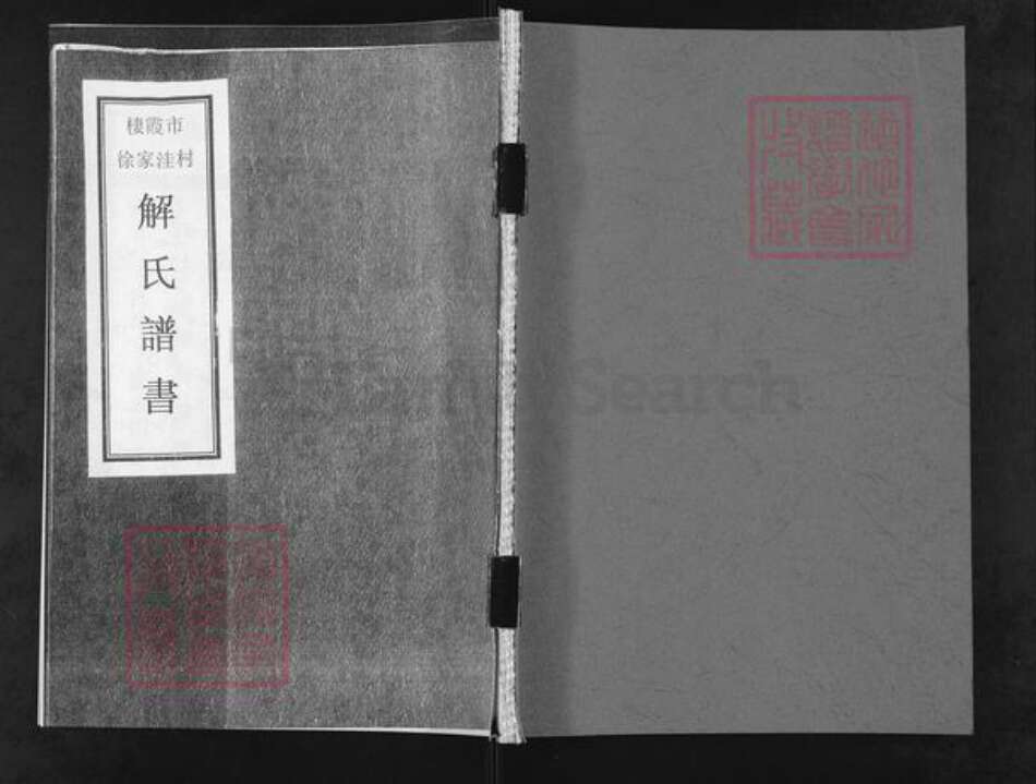 山东省烟台市栖霞市庄园街道解氏族谱-栖霞市徐家洼村解氏谱书.pdf电子版