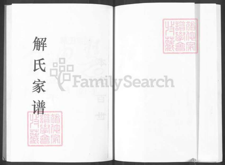 山东省烟台市福山区解氏慧迪堂族谱-山东烟台福山解氏家谱.pdf电子版预览图1