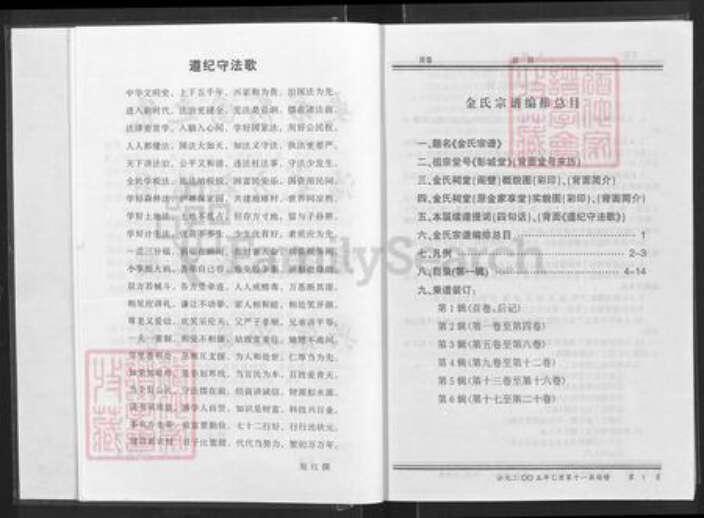 湖北省咸宁市通城县金氏彭城堂族谱-金氏宗谱.pdf电子版预览图5