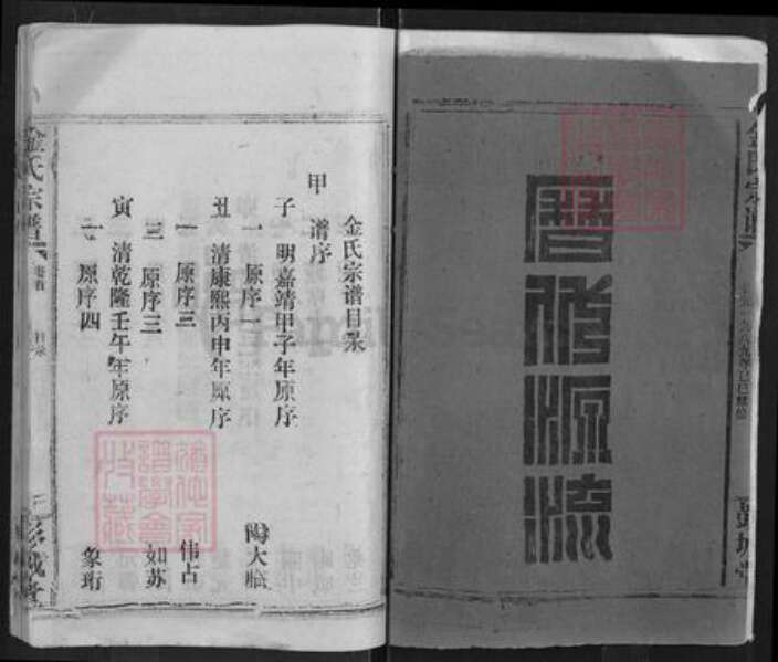 湖北省咸宁市通城县金氏彭城堂族谱-金氏宗谱.pdf电子版预览图2