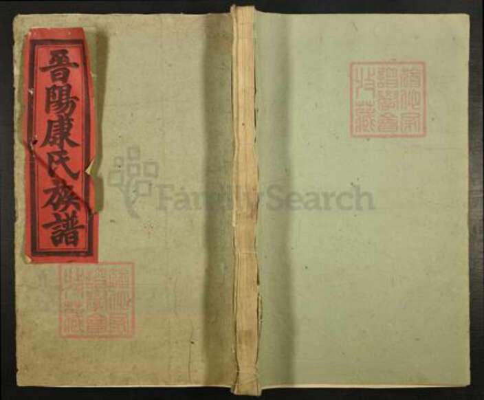 山东省烟台市龙口市康氏族谱-晋阳康氏族谱.pdf电子版缩略图