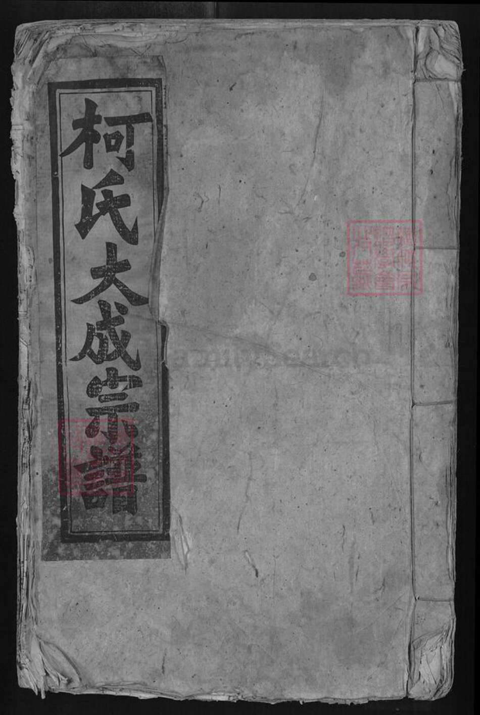 湖北省黄石市阳新县三溪镇柯氏瑞鹊堂族谱-柯氏大成宗谱.pdf电子版缩略图