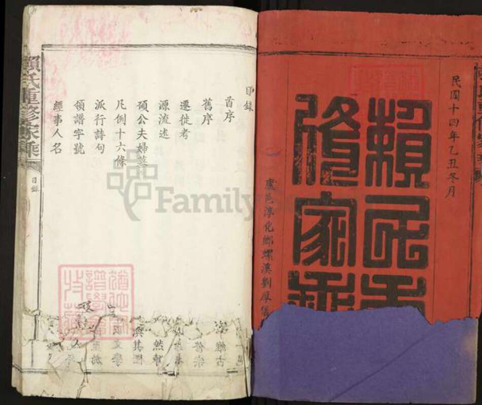 福建省龙岩市永定区合溪乡赖氏族谱-赖氏重修家乘.pdf电子版预览图1