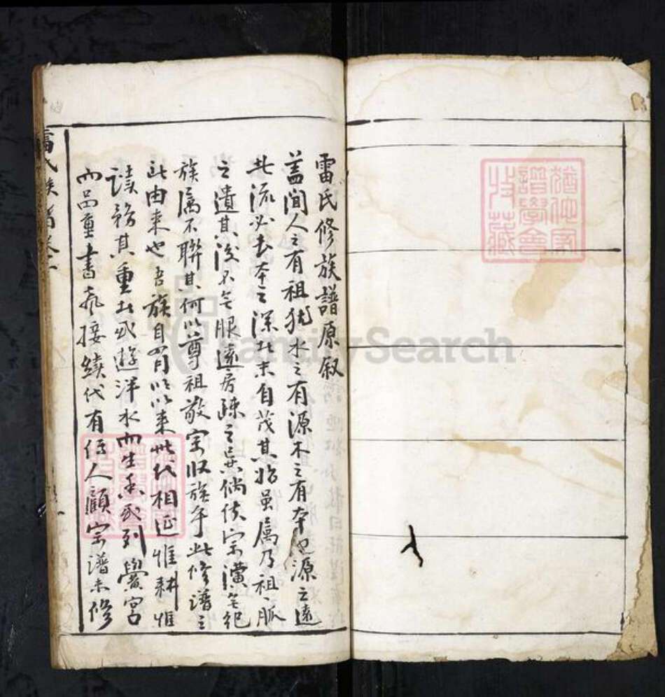 湖北省孝感市大悟县雷氏族谱-雷氏族谱[不分卷].pdf电子版预览图1