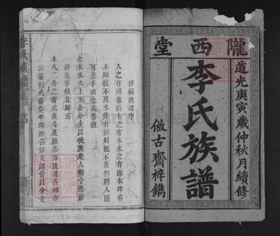 福建省三明市宁化县石壁镇李氏陇西堂族谱-李氏族谱.pdf电子版预览图1