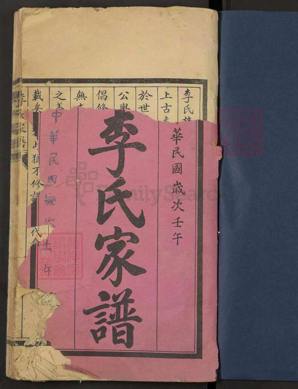 山东省李氏族谱-李氏家谱.pdf电子版预览图1