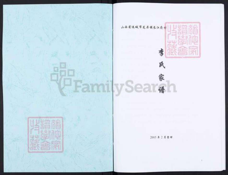 山西省运城市盐湖区中城街道李氏族谱-李氏家谱.pdf电子版预览图1