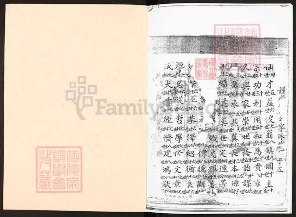 广东省广州市李氏久远堂族谱-萝岗联和慕园村族薄.pdf电子版预览图1