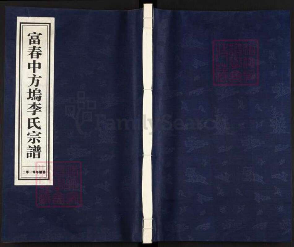 浙江省杭州市富阳李氏存德堂族谱-富春中方坞李氏宗谱.pdf电子版缩略图