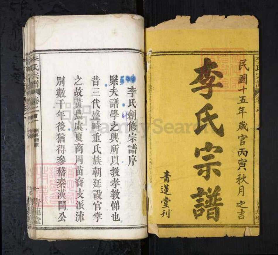 湖北省黄冈市蕲春县李氏族谱-李氏宗谱[10卷首6卷].pdf电子版预览图1