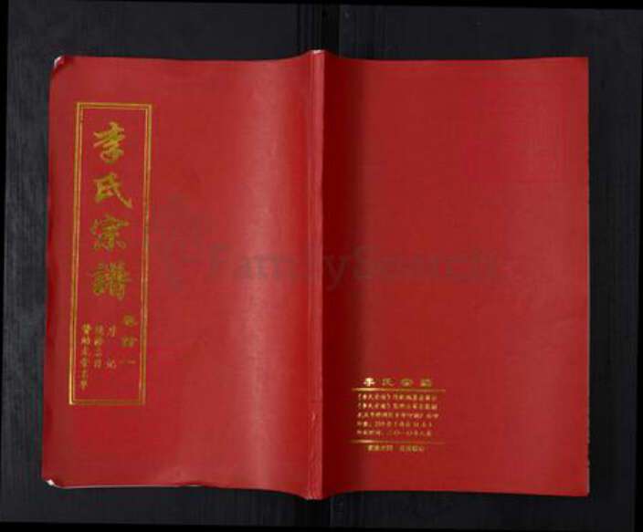 湖北省武汉市新洲区李氏联谊堂族谱-李氏宗谱.pdf电子版缩略图