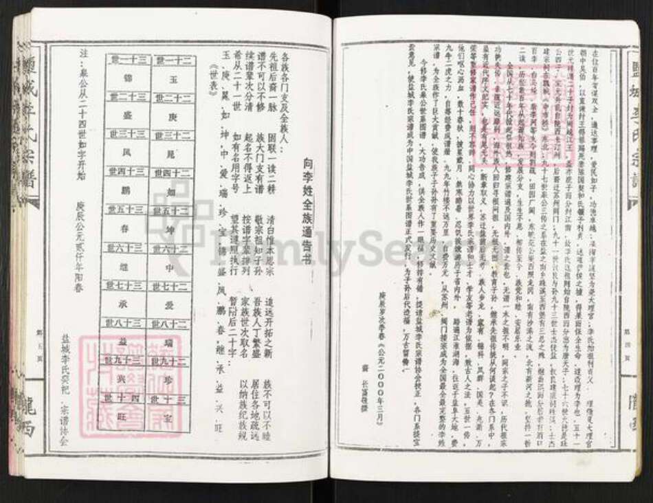 江苏省盐城市亭湖区李氏族谱-盐城李氏宗谱.pdf电子版预览图4 江苏省盐城市亭湖区李氏族谱-盐城李氏宗谱.pdf电子版预览图4