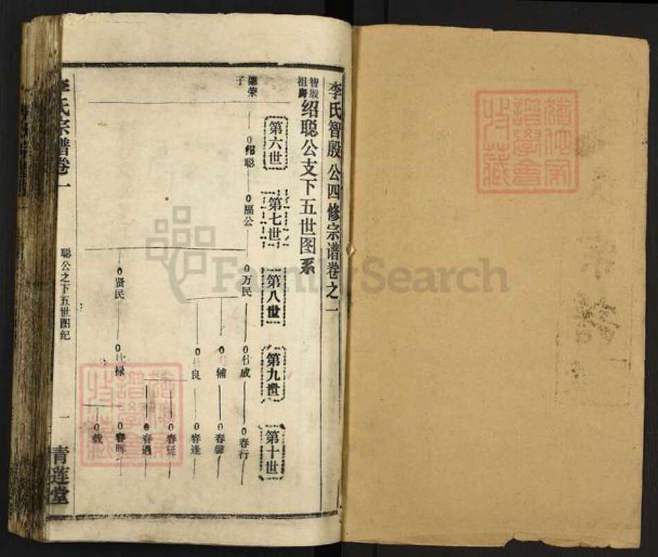 湖北省黄冈市麻城市李氏青莲堂族谱-李氏宗谱.pdf电子版预览图1