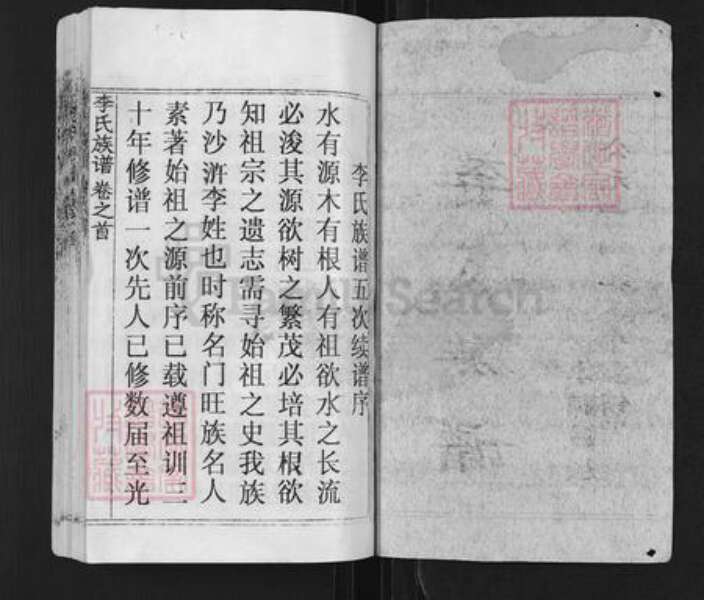 湖北省黄冈市李氏族谱-李氏族谱.pdf电子版预览图1