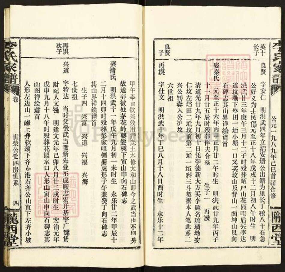 湖北省咸宁市通城县李氏龙西堂族谱-李氏家谱.pdf电子版预览图4