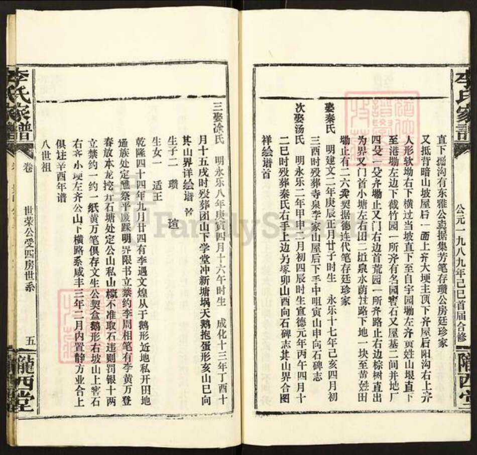 湖北省咸宁市通城县李氏龙西堂族谱-李氏家谱.pdf电子版预览图5