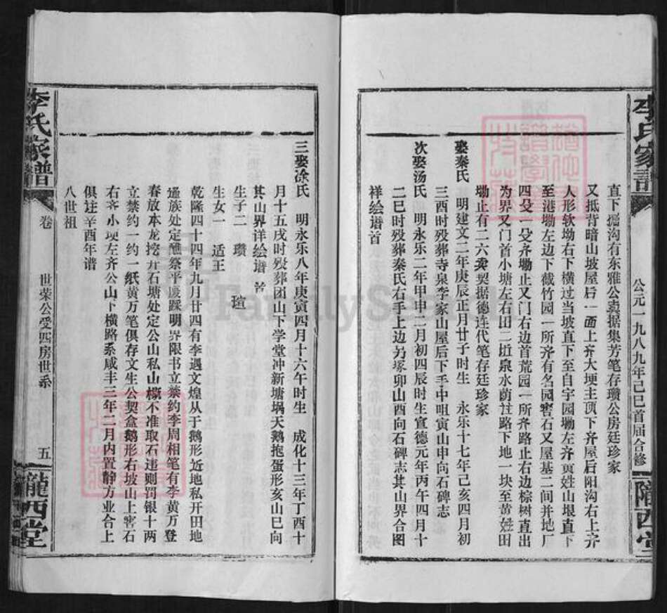 湖北省咸宁市通城县李氏陇西堂族谱-李氏家谱.pdf电子版预览图5