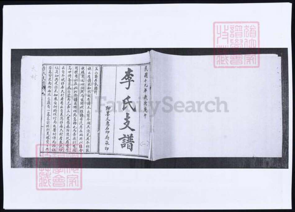 山东省青岛市即墨区李氏族谱-山东即墨大村李氏支谱.pdf电子版缩略图