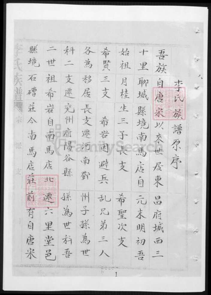 山东省聊城市李氏族谱-李氏族谱.pdf电子版预览图2