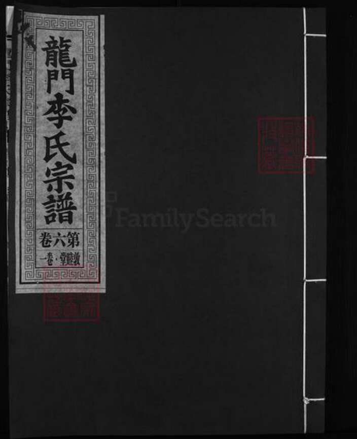 浙江省李；童氏族谱-龙门李氏宗谱 [残卷].pdf电子版缩略图