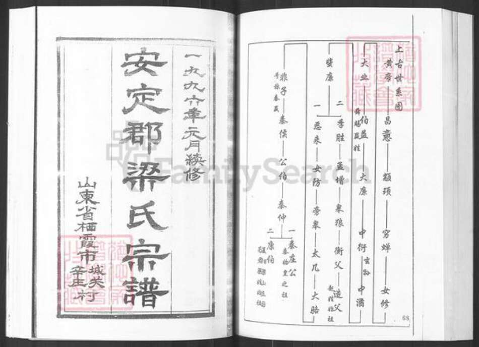 山东省烟台市莱阳市万第镇梁氏族谱-栖霞市梁氏宗谱.pdf电子版预览图3