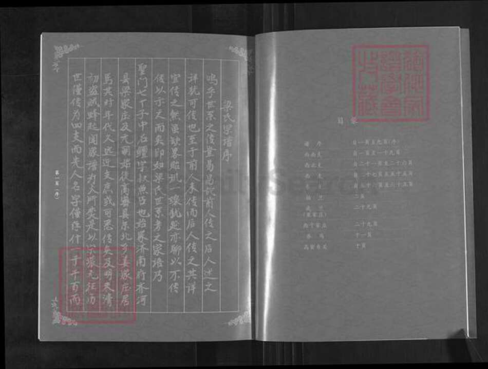 山东省潍坊市高密市姜庄镇梁氏族谱-梁氏简易宗谱.pdf电子版预览图4