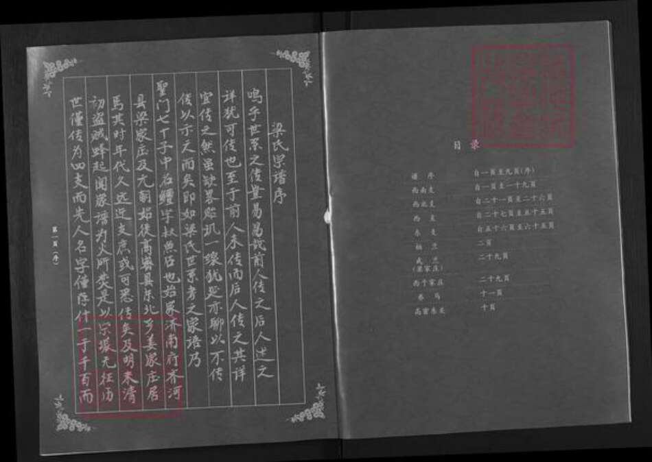 山东省潍坊市高密市梁氏族谱-梁氏简易宗谱.pdf电子版预览图4