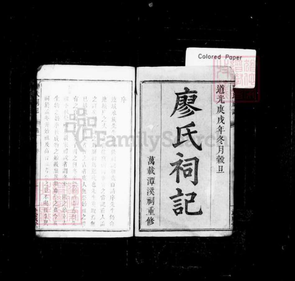 江西省宜春市万载县廖氏武威堂族谱-廖氏祠记 [2卷].pdf电子版预览图2