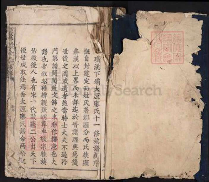 江西省赣州市宁都县黄陂镇廖氏族谱-宁都璜溪下(土霸)太原廖氏十一修族谱.pdf电子版预览图1