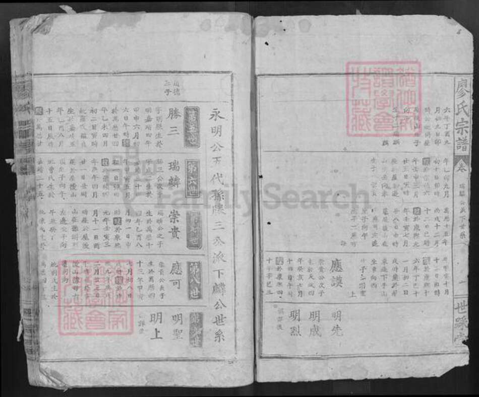 湖北省黄石市大冶市金湖街道廖氏世踩堂族谱-廖氏宗谱.pdf电子版预览图1