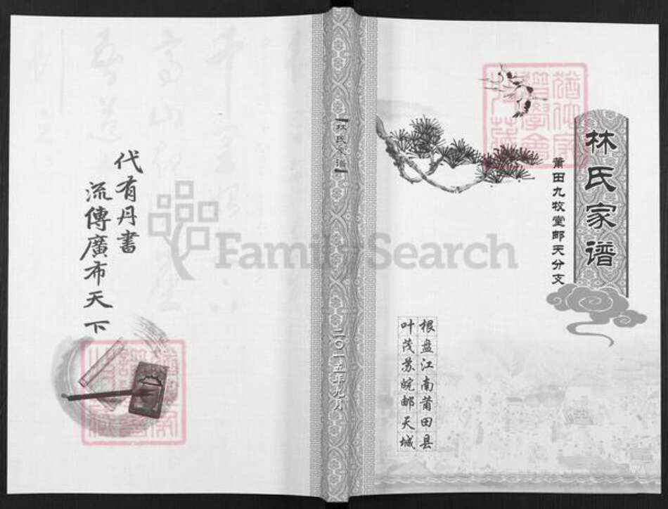 江苏省扬州市高邮市高邮街道林氏九牧堂族谱-林氏家谱.莆田九牧堂邮天分支.pdf电子版缩略图