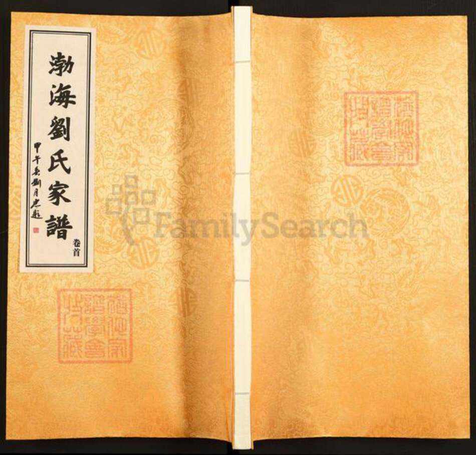 山东省济南市市中区刘氏彭城堂族谱-渤海刘氏家谱.pdf电子版缩略图