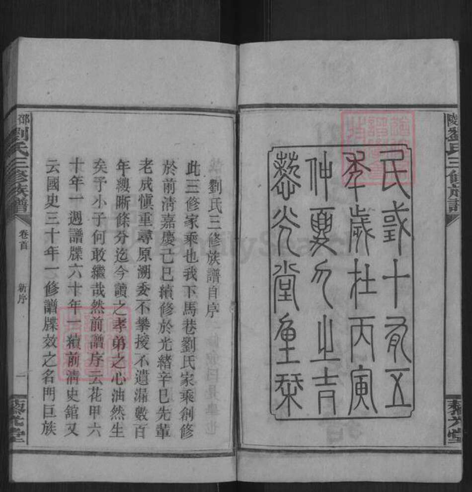 湖南省邵阳市邵东刘氏藜光堂族谱-邵陵刘氏三修族谱.pdf电子版预览图2