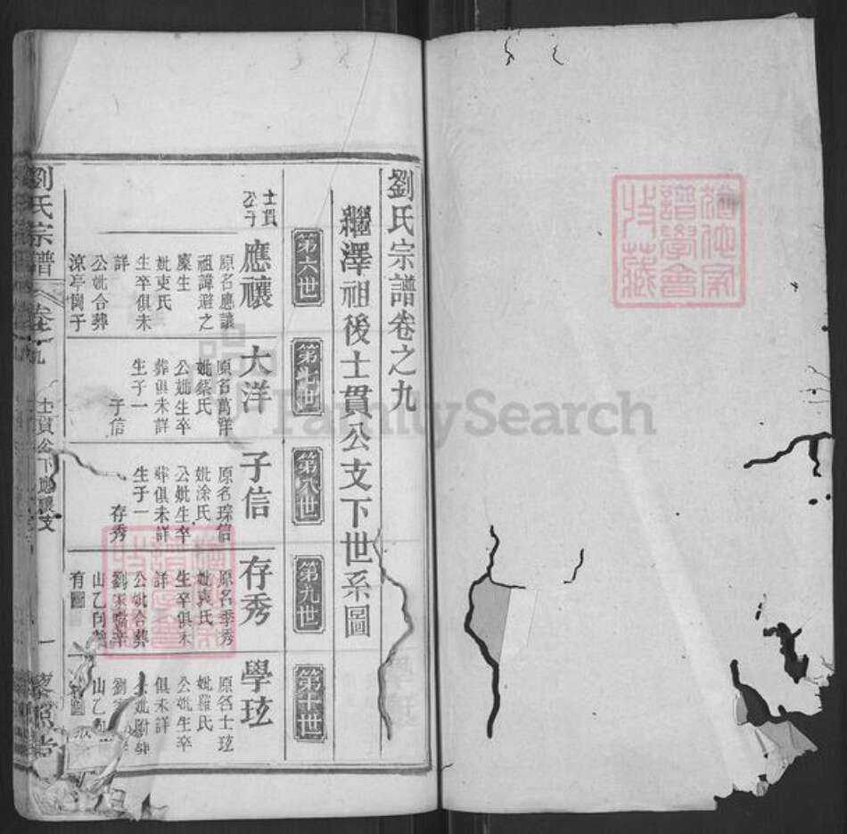 湖北省黄冈市黄梅县柳林乡刘氏藜照堂族谱-刘氏宗谱.pdf电子版预览图1