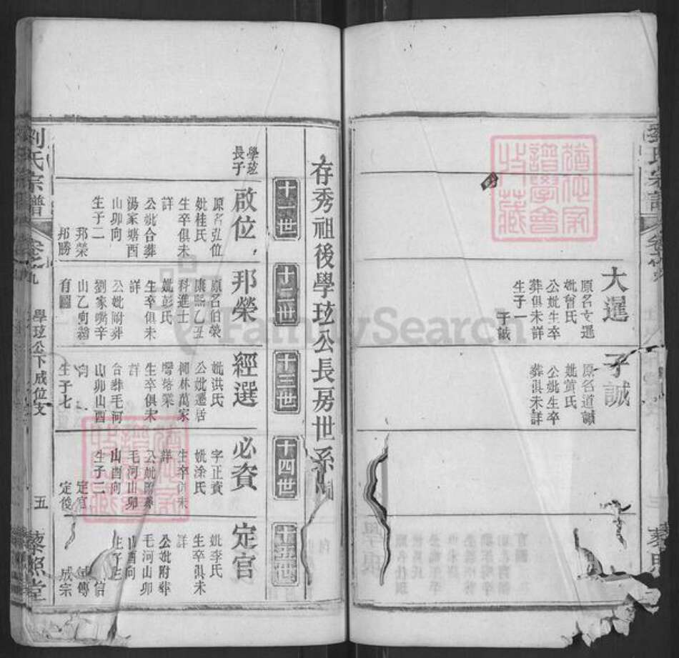 湖北省黄冈市黄梅县柳林乡刘氏藜照堂族谱-刘氏宗谱.pdf电子版预览图4